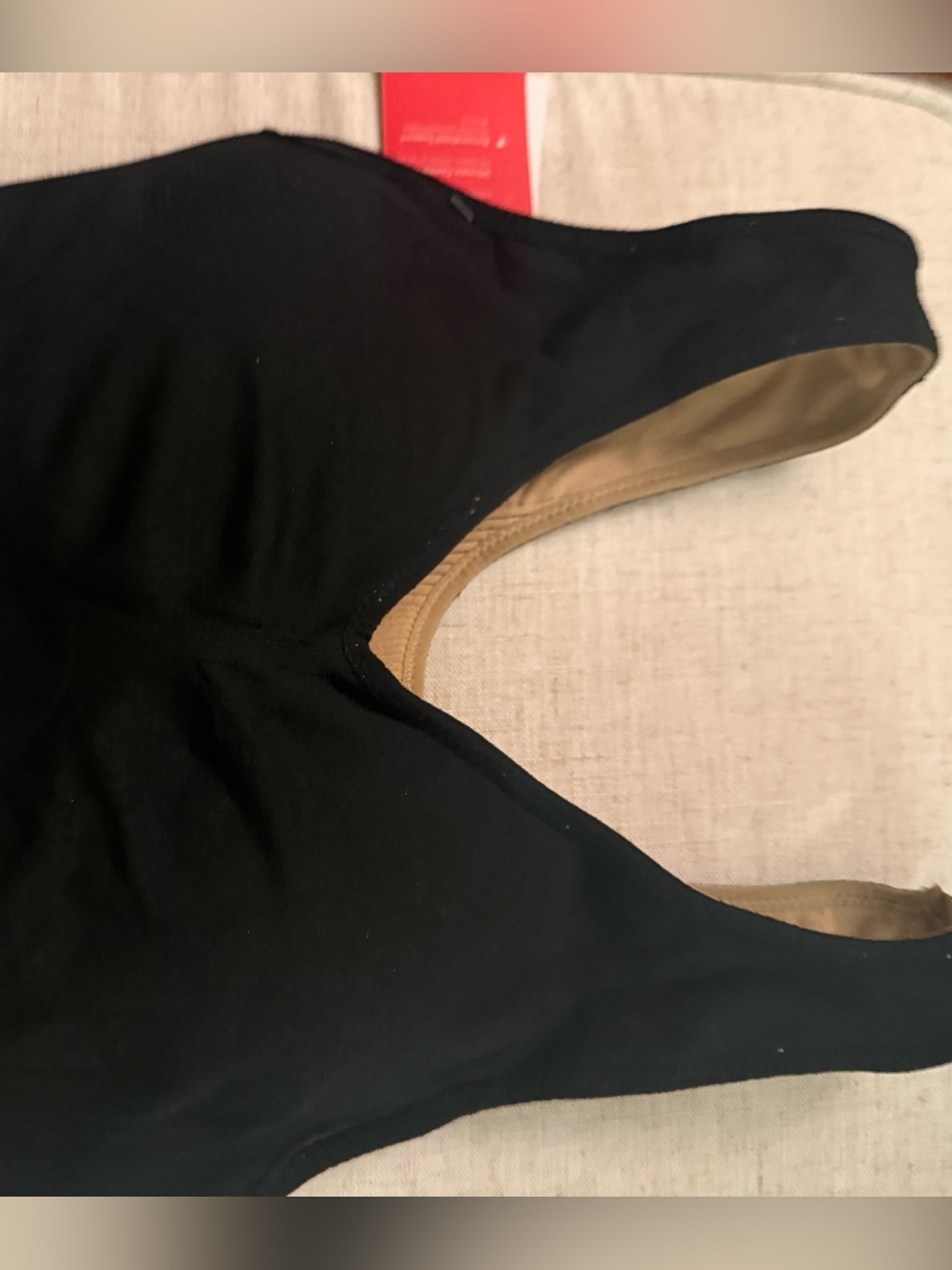 NEW SPANX Breast of Both Worlds Reversible Comfort Bra Black and Nude Beige - Picture 12 of 12